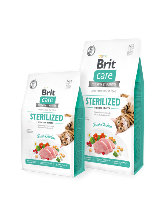 BRIT CARE Grain-Free STERILIZED URINARY HEALTH DRY CAT FOOD