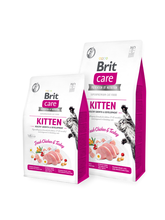 BRIT CARE GRAIN FREE KITTEN CAT DRY FOOD