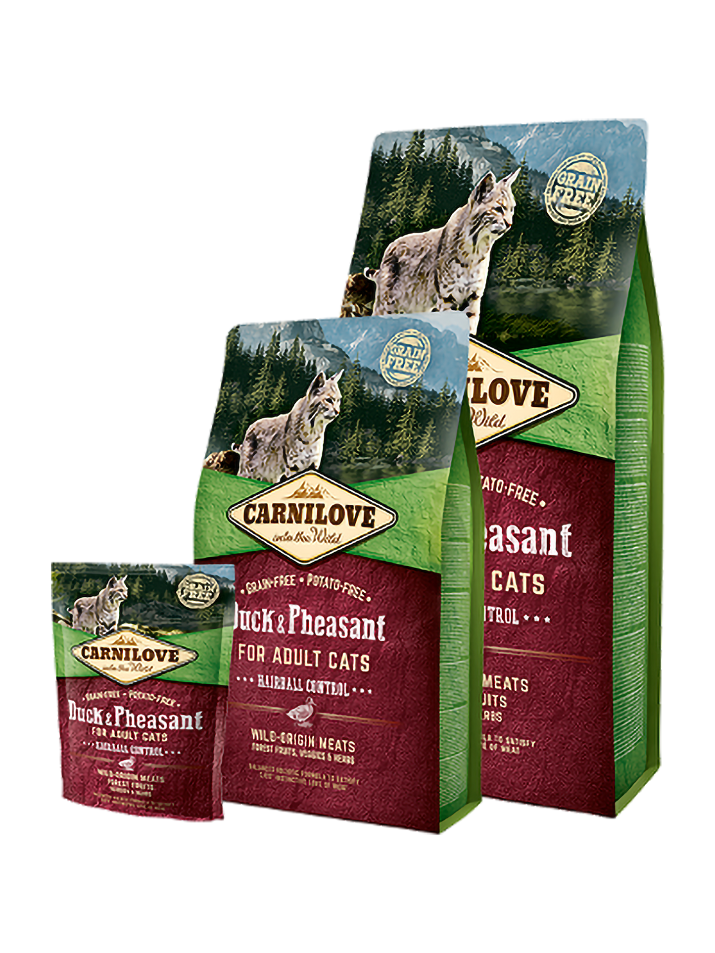CARNILOVE DUCK & PHEASANT GRAIN FREE CAT DRY FOOD