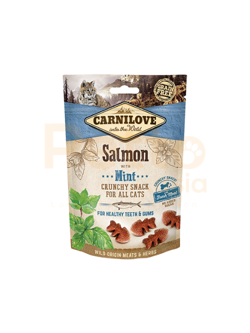 CARNILOVE SALMON WITH MINT 50g CAT TREATS PETTO