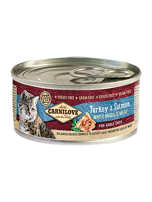 CARNILOVE TURKEY & SALMON 100g WET CAT FOOD