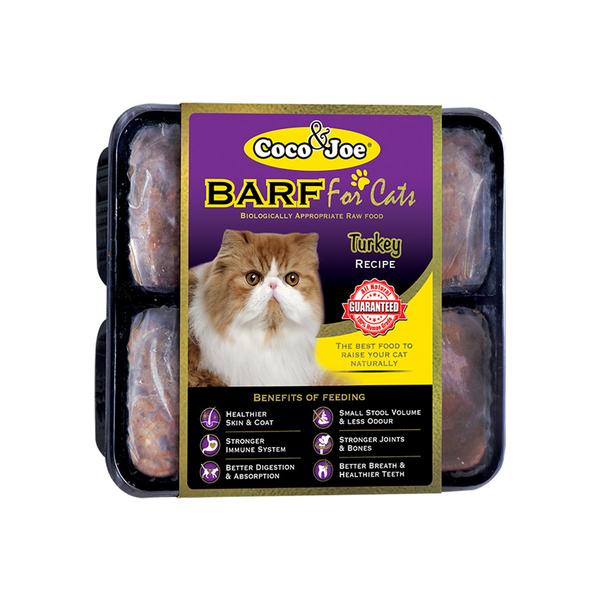 COCO JOE BARF TURKEY RECIPE RAW CAT FOOD