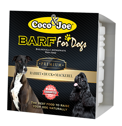 COCO JOE BARF RABBIT DUCK MACKEREL RECIPE RAW DOG FOOD PRE ORDER ONLY