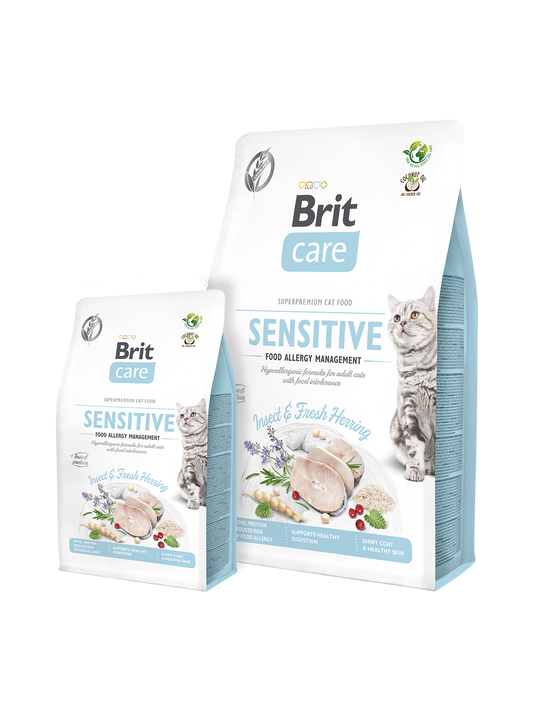 BRIT CARE Grain-Free SENSITIVE FOOD ALLERGY MANAGEMENT DRY CAT FOOD