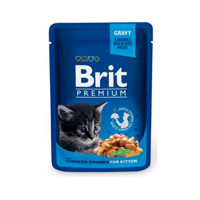 BRIT PREMIUM CAT POUCH (MIXABLE 24 packets)
