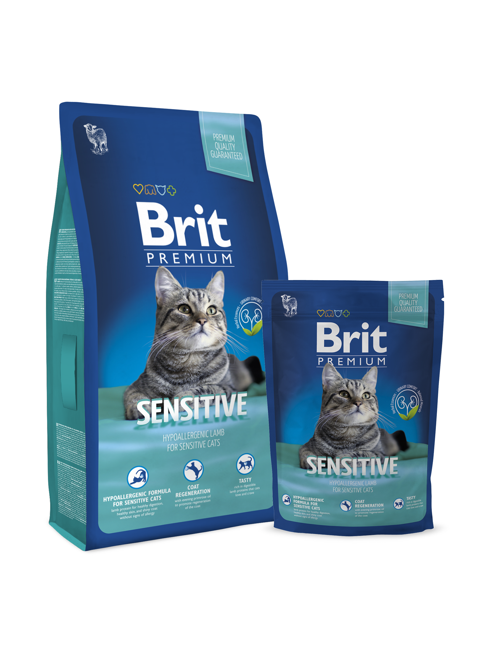 BRIT PREMIUM CAT SENSITIVE DRY CAT FOOD PETTO