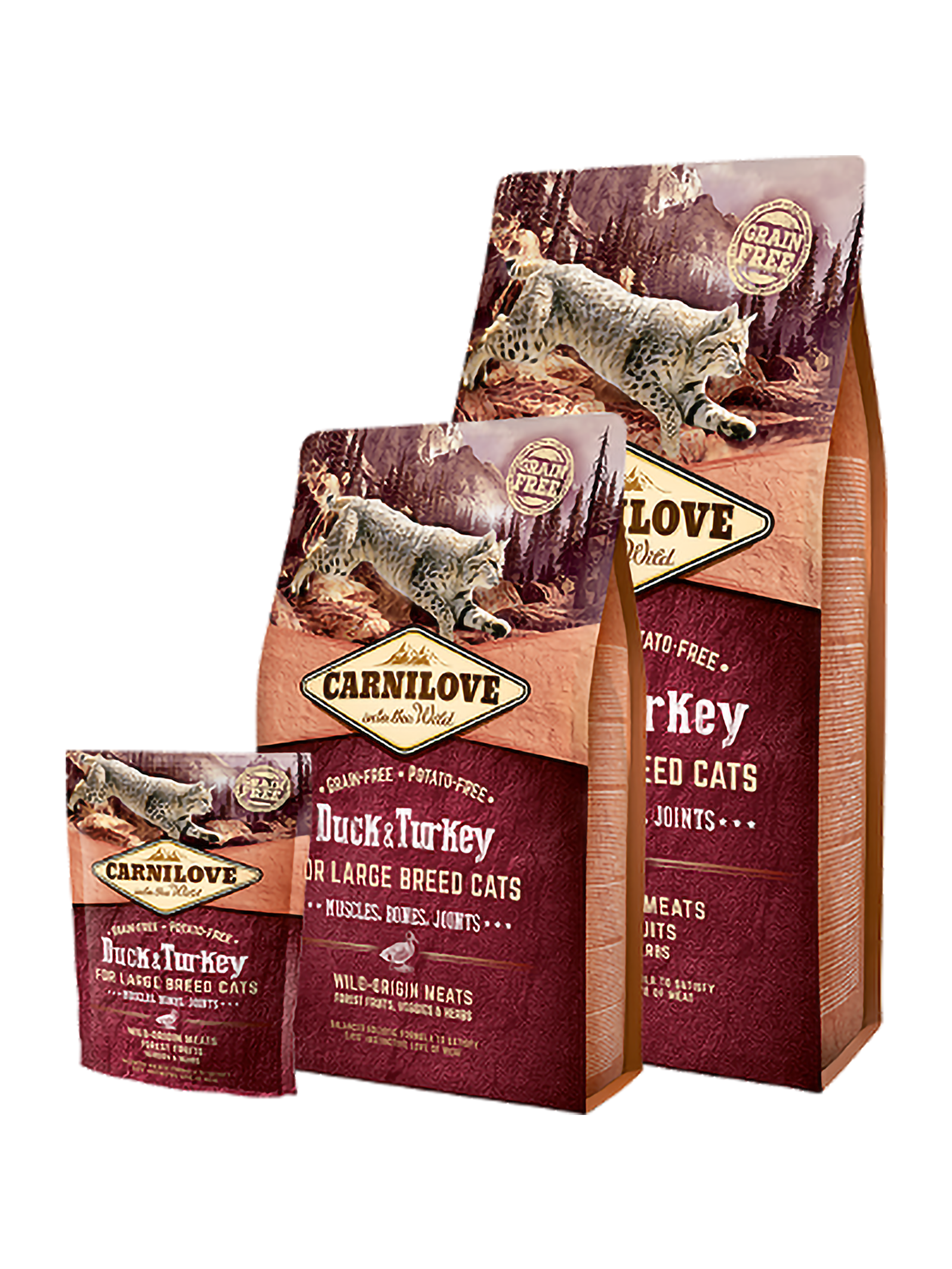 CARNILOVE DUCK TURKEY FOR ADULT CATS GRAIN FREE CAT DRY FOOD PETTO