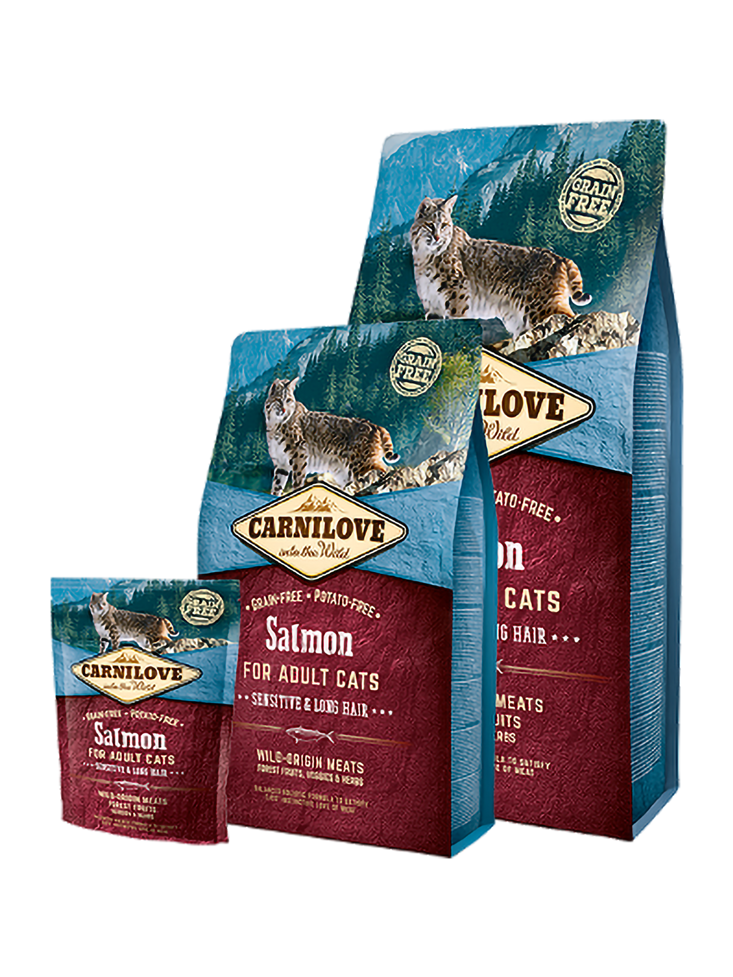 CARNILOVE SALMON FOR ADULT CATS GRAIN FREE CAT DRY FOOD