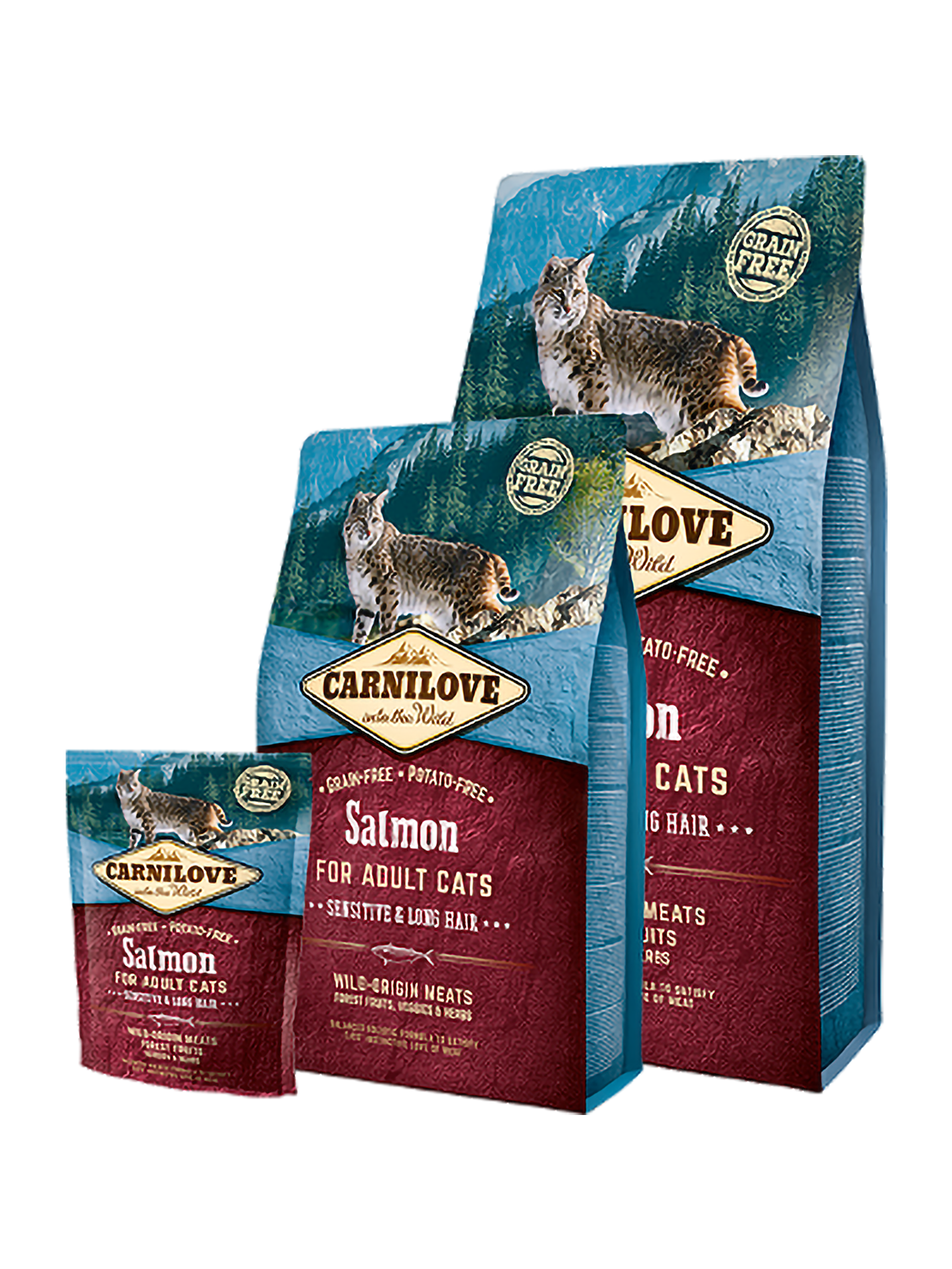 CARNILOVE SALMON FOR ADULT CATS GRAIN FREE CAT DRY FOOD