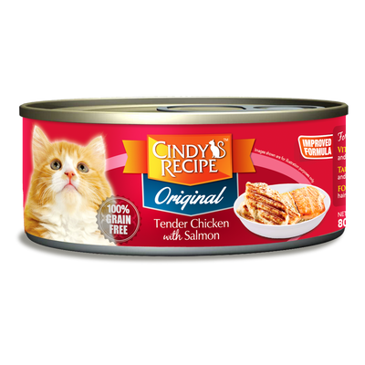 CINDY'S RECIPE ORIGINAL WET CAT FOOD MIXABLE 24 CANS