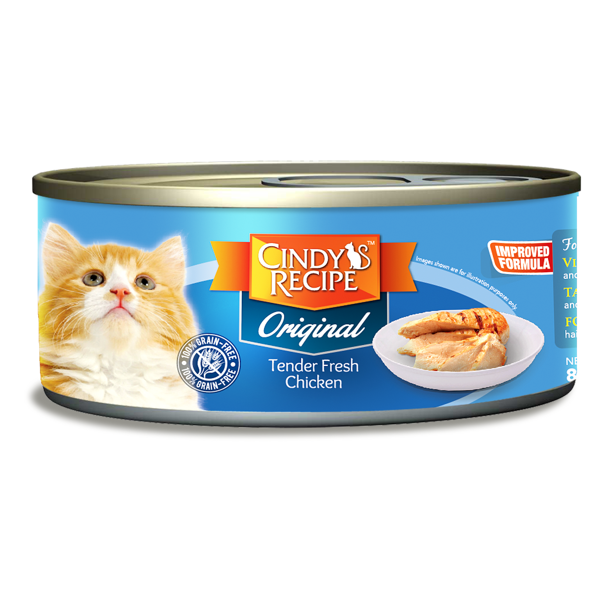 CINDY S RECIPE ORIGINAL TENDER FRESH CHICKEN 80g WET CAT FOOD