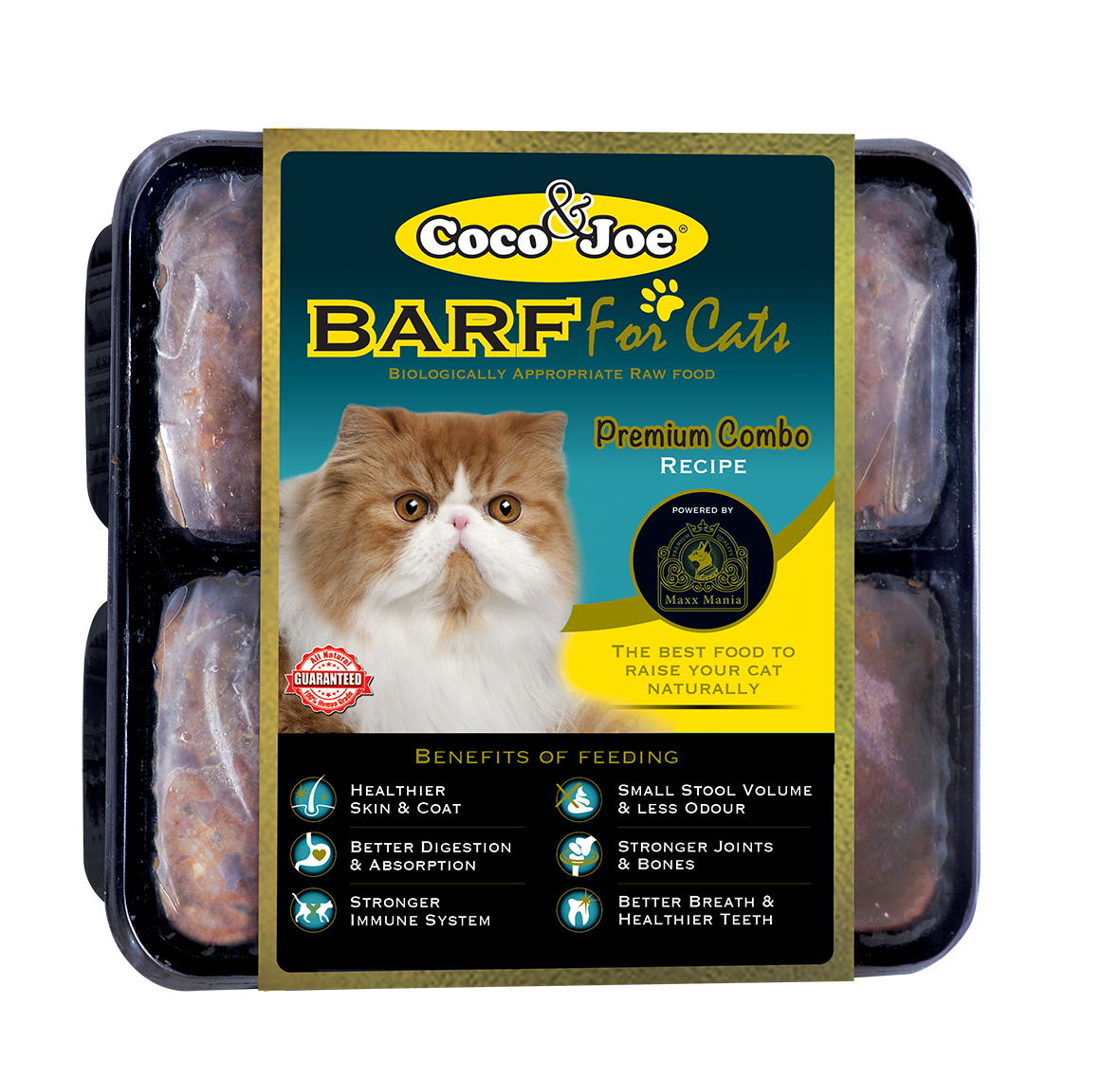 COCO JOE BARF PEMIUM COMBO RECIPE RAW CAT FOOD