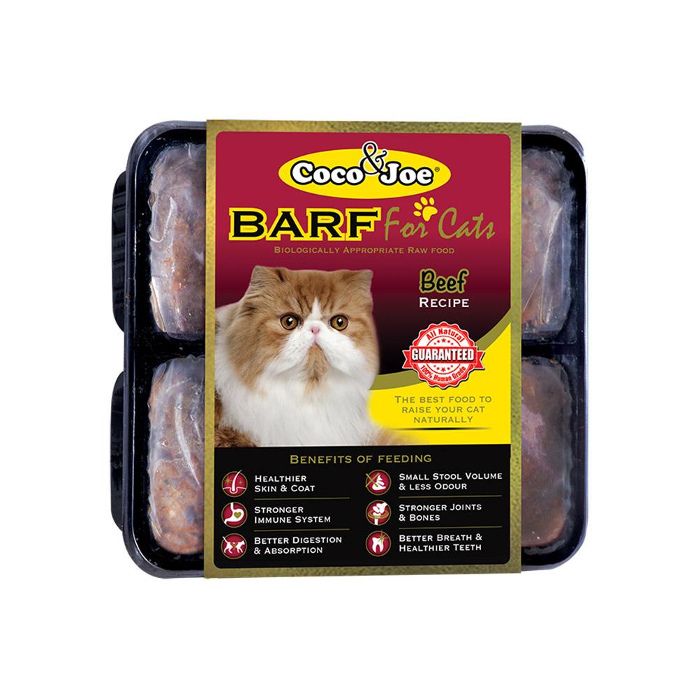 COCO JOE BARF BEEF RECIPE RAW CAT FOOD