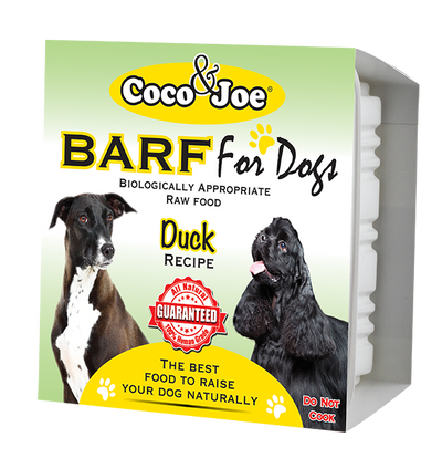 COCO & JOE BARF DUCK RECIPE RAW DOG FOOD ( PRE-ORDER ONLY )