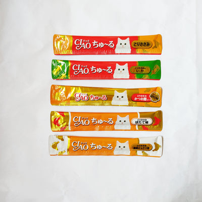 CIAO CHU RU CHICKEN VARIETY CAT TREATS 14g x 50 pieces