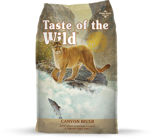 TASTE OF THE WILD CANYON RIVER GRAIN FREE CAT DRY FOOD