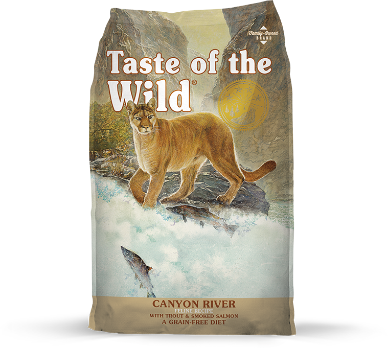 Instruere Joseph Banks krøllet TASTE OF THE WILD CANYON RIVER GRAIN FREE CAT DRY FOOD - PETTO