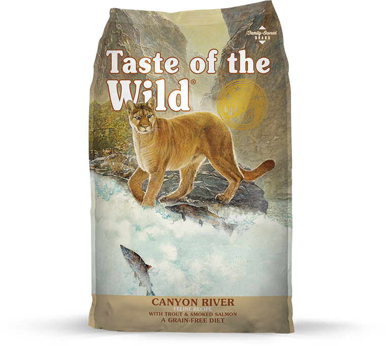 Taste of the wild best sale cat food serving size