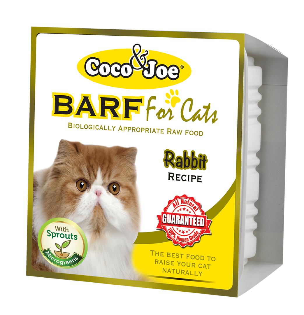 COCO JOE BARF RABBIT RECIPE RAW CAT FOOD PETTO