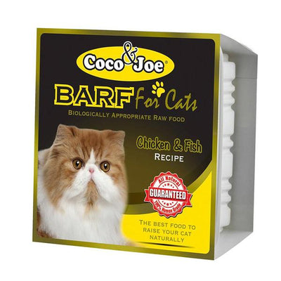 COCO & JOE BARF CHICKEN & FISH RECIPE RAW CAT FOOD