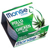MONGE WET CAT FOOD 80G CHICKEN FLAKES WITH ALOE FOR KITTEN